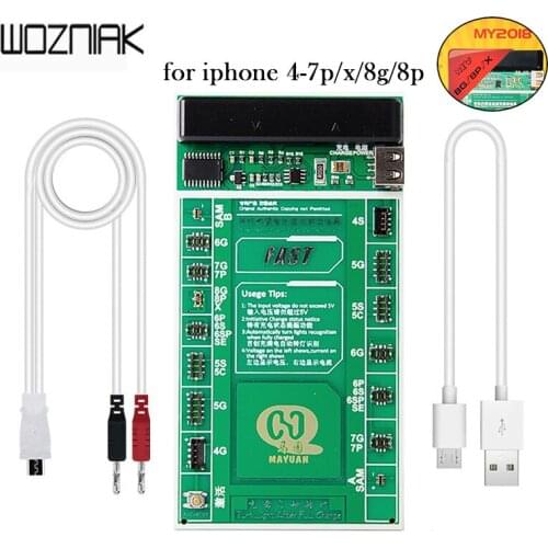 Professional Battery Activation Board Plate Charging Cable Jig for samsung iPhone x 8 8 Plus 7 7Plus 6 6s Repair Tool