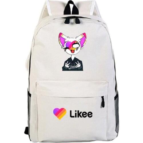 Russia Style Likee Printed Boys and Girls Backpack Fashion LIKEE Harajuku Backpack Girl Travel Shoulder Bag Student Schoolbag