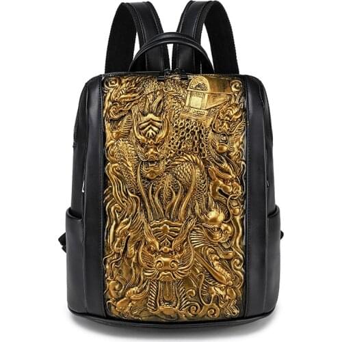 Dragon Tiger 3d Printed Backpack Boys Girls School Bag Teenager Travel Backpacks Women Men Bookbag College Students Schoolbag