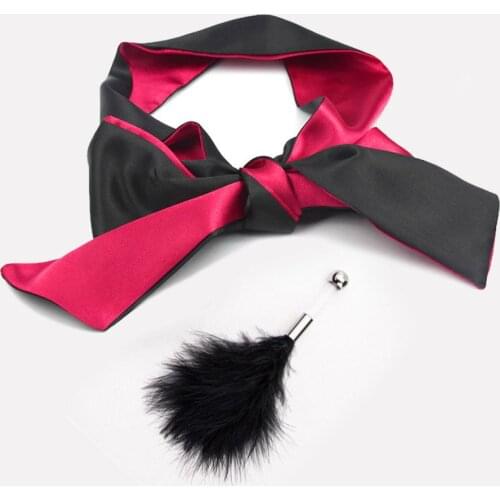 Sexy Clothing Sex Toys for Couples SM Tools Length Adjustable Eye Mask Headband Ribbon BDSM Blindfold for Adult Game Bandage