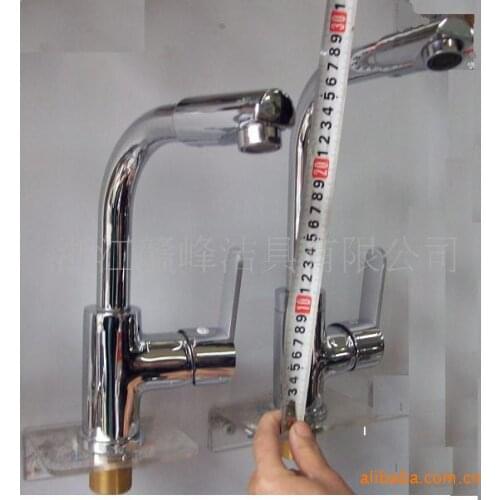 Tiger ran hot and cold basin mixer basin faucet washbasin single hole faucet rotation heightening all-copper body