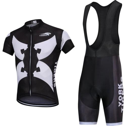 YORK TIGERS Pro team Cycling Sport Suit Ropa Ciclismo Hombre BTM Bike Clothing Bicycle Sets Riding Jersey Cycle Wear Triathlon
