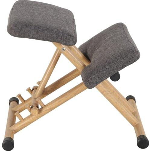Ergonomical Designed Kneeling Chair Stool Handle Height Adjust Office Knee Chair Ergonomic Correct Posture Chair