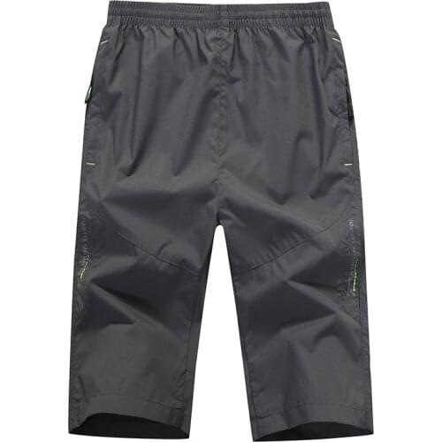 High Quality Mens Shorts Outdoor Fast-drying Slim Recreational Sports Capri Pants Beach Trousers High Quality and Comfortable