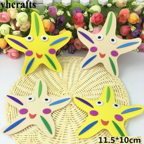 1bag/LOT,EVA foam sea star without stickers Kindergarten crafts Sea world infauna Pocket craft Easter crafts Classic toys OEM