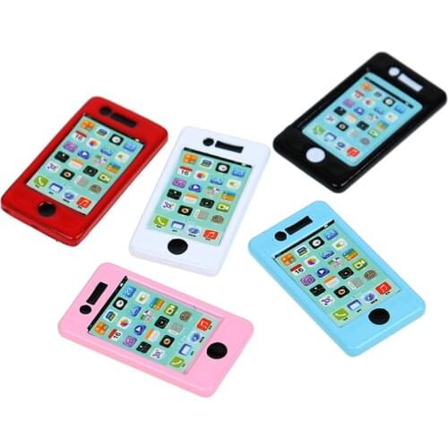 1PCS 1:12 1/12 Scale Mini Phone Dollhouse Miniature Toy Kitchen Living Room Dolls Accessories