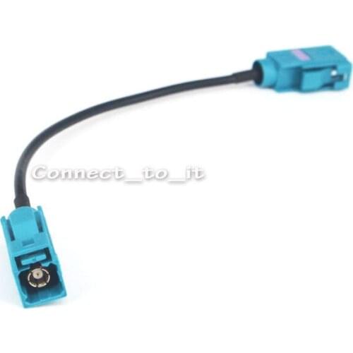 10 Pieces 5.9'' Fakra Z Female Jack to Fakra Female Cable GPS Antenna Extension RG316 RG174