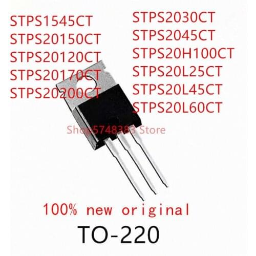 10PCS STPS1545CT STPS20150CT STPS20120CT STPS20170CT STPS20200CT STPS2030CT STPS2045CT STPS20H100CT STPS20L25CT STPS20L45CT