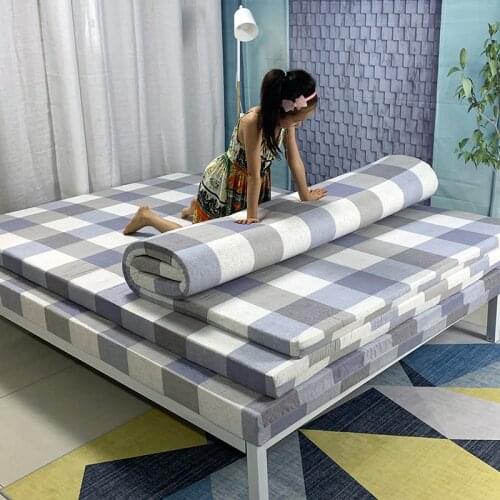 100% Memory Foam Mattress Foldable Slow rebound Tatami soft comfortable thick 8cm Mattress Cover Bedspreads King Queen Twin Size