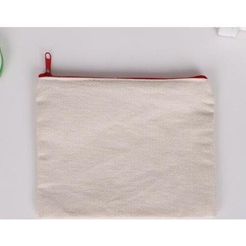 300pcs/lot blank canvas zipper Pencil cases pen pouches cotton cosmetic Bags makeup bags Mobile phone clutch bag lin3028