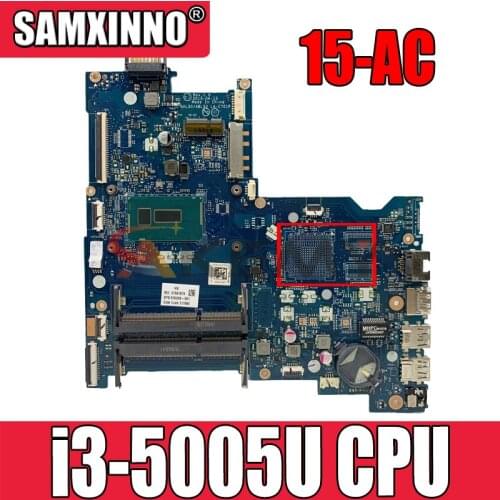 BDL50 LA-D703P/LA-C701P for HP 15-AY 15-AC Laptop motherboard CPU i3 5005U DDR3 100% test work 854941-601