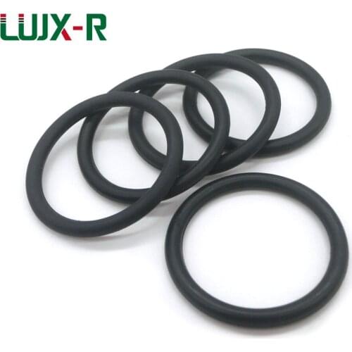 LUJX-R 5mm Black Sealing Ring Rubber Washer O Ring Seal OD78/80/85/90/92/95/105/110/120/125mm O-ring Gasket O Ringen Seal Ring