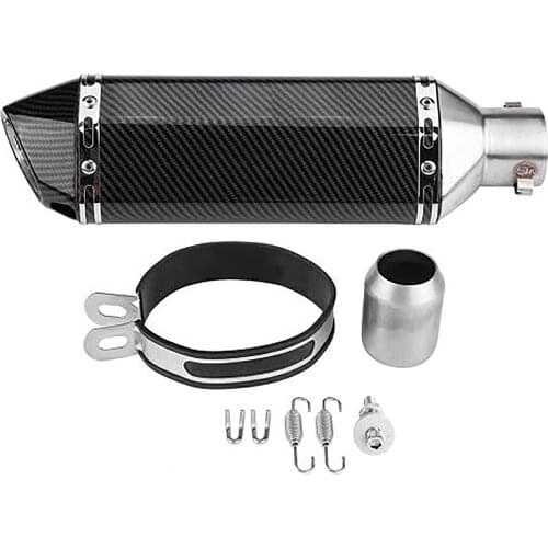 51mm/2in Motorcycle Muffler Exhaust Tailpipe For Honda Yamaha Suzuki Kawasaki UK For Honda Yamaha Suzuki Kawasaki UK