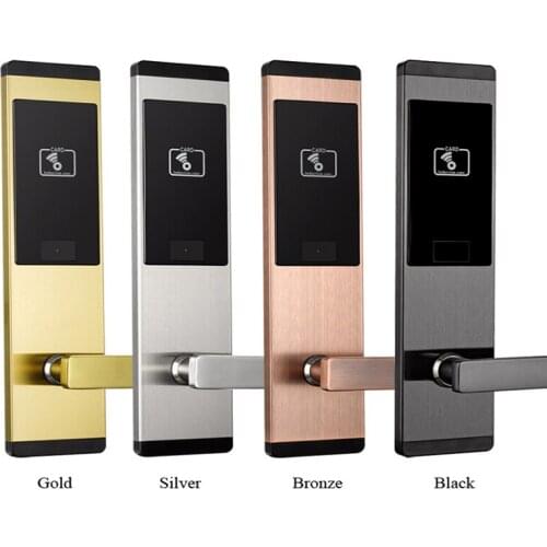 Good Quality Electronic Smart ID Card Door Lock For Security Home Lock System XM-339 Hotel Door Lock Hotel Door Lock System