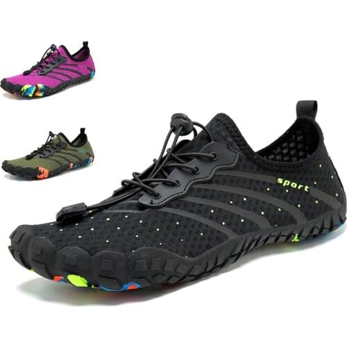 2020 Men Sport Shoes Breathable Five Toe Gym Sneakers Women Flexible Fitness Anti-Slippery Barefoot Road Running Shoes 35-46