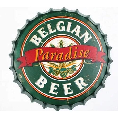 Metal Tin Sign for Painting Bars Plaque Poster for Cafe Bar Pub Beer Wall Decor