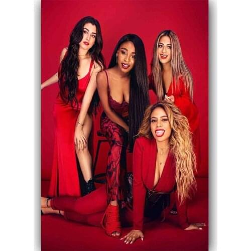 New Fifth Harmony Custom Hot USA TV Series-Silk Art Poster Wall Sticker Decoration Gift