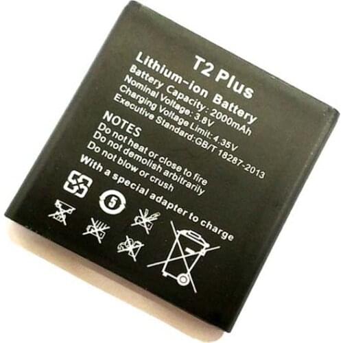Original vkworld T2 plus battery 2000mah 3.8V for VKworld T2 Plus phone-free shipping