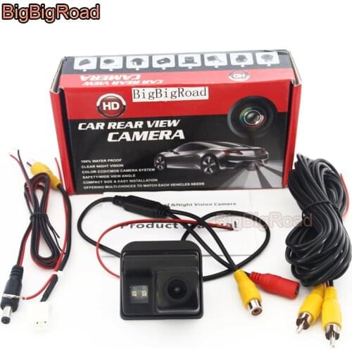 BigBigRoad For Mazda CX-5 CX 5 CX5 2013 2014 Original Monitor Compatible With 4 Pins Adapter Car Rear View Parking CCD Camera