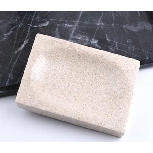 Restaurant Free Standing Living Room Home Office Shower Multifunctional Washroom Marble Grain Bathroom Accessory Soap Dish