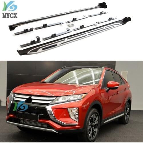 Match For Mitsubishi Eclipse Cross 2018-2019 Foot Board Side Bar Running Board Pedals.Thicken Aluminum Alloy