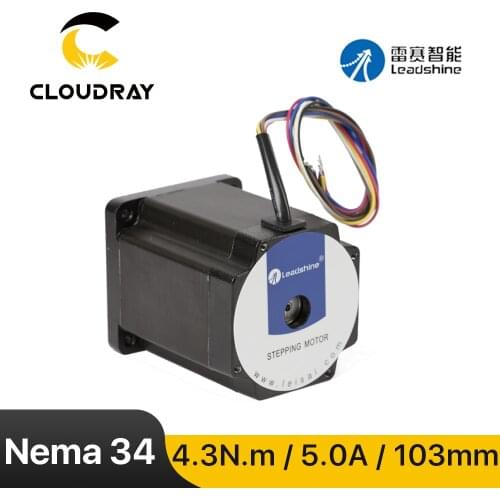 Leadshine Nema 34 Stepper Motor 3 Phase 4.3N.M 5A (863S42) Stepping Motor for for CNC Engraving Machine High Torque
