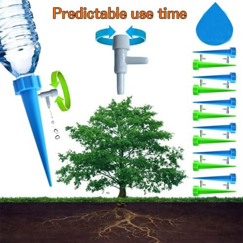 Auto Drip Irrigation System Automatic Watering Spike for Plants Flower Indoor Household Waterers Bottle Drip Irrigation