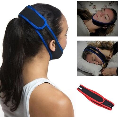 Anti Snore Device Stop Snoring Sleep Apnea Belt Chin Jaw Support Health Solution New