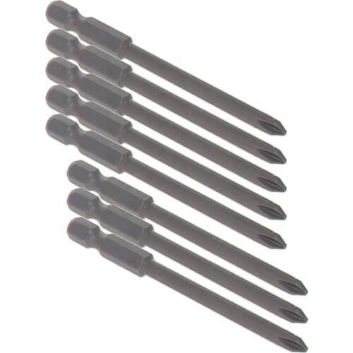 Utoolmart 3/4/5/8/10/20pcs 1/4" Hexagonal Shank Cross Bit S2 Steel 75/100/150mm 3PH1 4PH1 4PH2 4.5PH1 4.5PH2 5PH2 5PH1 6PH1 6PH2