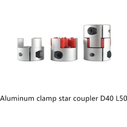 GKTOOLS XB Coupler Aluminium Plum Flexible Shaft Coupling D40 L50 Motor Connector Flexible Coupler 14/15/16/19/20/22mm