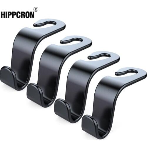 Car Seat Back Hook Universal Portable Car Accessories Interior Hanger Holder Storage for Car Bag Purse Cloth Decoration 1pcs