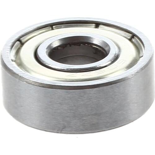 10 Pcs 17mm x 6mm x 6mm Single Row Shielded Deep Groove Ball Bearing 606ZZ