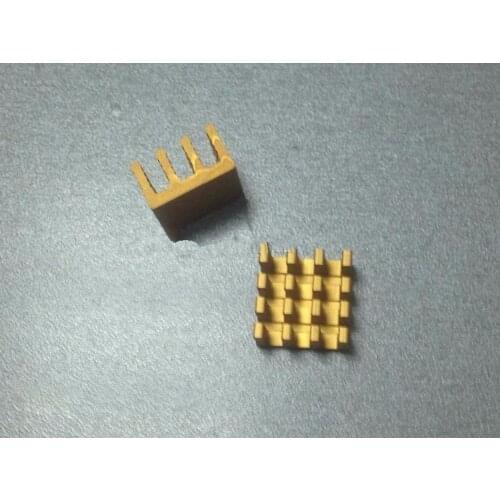 100pcs Good heat dissipation aluminum piece small IC motherboard radiator 14*8*14mm electronic radiator pcb heatsink