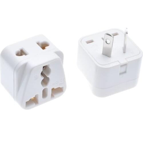 2 Pin AU Plug Adapter UK US EU Euro to AU/NZ Power Plug Travel Adapter for Australia or New Zealand
