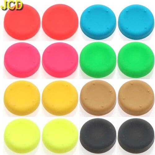 JCD 2PCS Silicone Analog Thumb Stick Grips Caps for Nintend Switch NS JoyCon Controller Sticks Skin Joy Con ThumbStick Cap