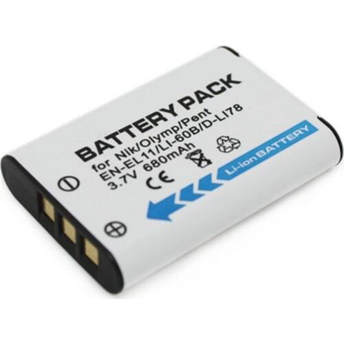 Battery Pack for Olympus Li-60B, Li60B and Olympus FE-370, FE370, X-880, X880, C-575, C575 Digital Camera