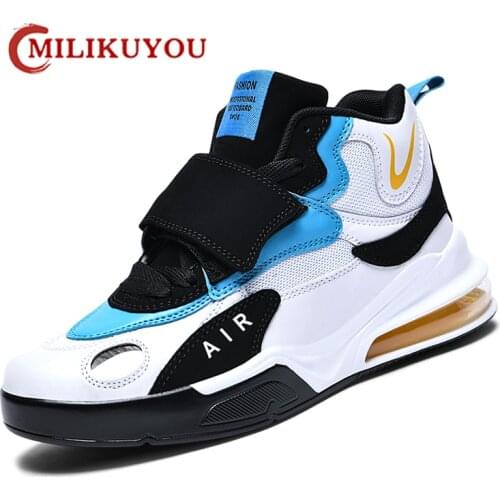 Velcro Basketball Shoes original designer shoes Boys trainers Running Boots Students Net Top Breathable Sneakers Sports Shoes