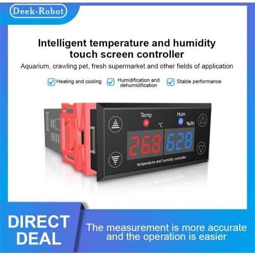 SHT2010 110V 220V Digital Temperature Humidity Controller Home Fridge Thermostat Humidistat Thermometer Hygrometer Soil Moisture