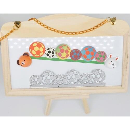 Die die for football crafts, cut metal for scrapping, stamp carving, paper card, stamping, diy die, novelty