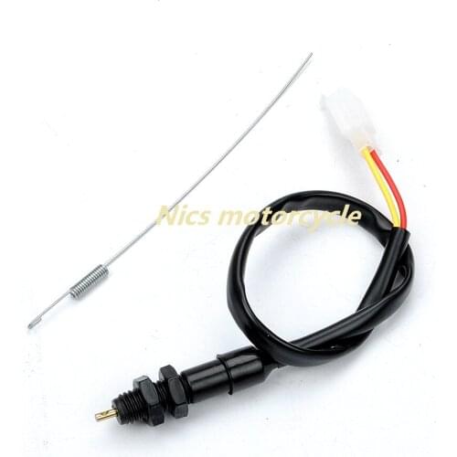 Two-line motorcycle ATV foot movement Pull brake switch + spring CG CB General purpose