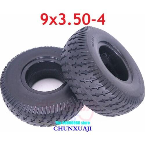 9x3.50-4 Electric Tricycle Rear Solid Tire 9 Inch Scooter Tricycle Elderly Electric Ecooter Go Kart Mobility No-inflation Tyre