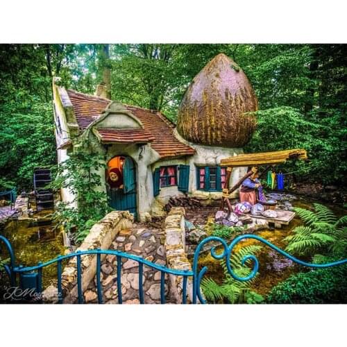 Holland Efteling park ,5D DIY Diamond Painting Embroidery Full Square Diamond Cross Stitch Rhinestone Mosaic Painting SX30