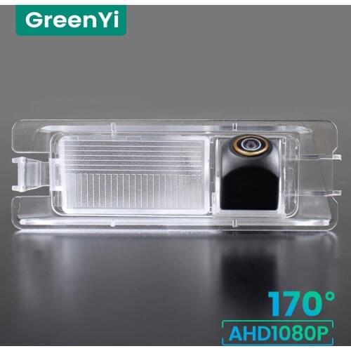 GreenYi 1080P HD 170° Car Rear View Camera For Nissan March Renault Logan Renault Sandero W Reverse 4 pin Vehicle Parking AHD