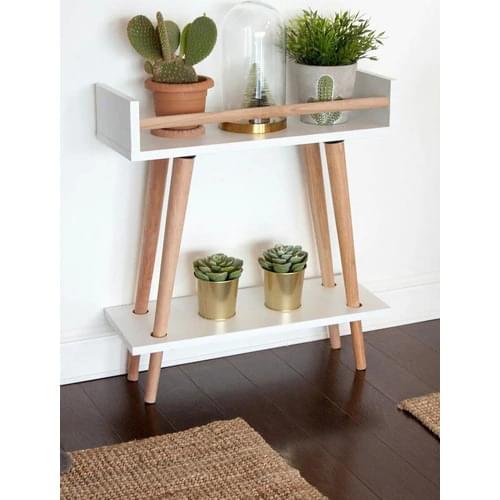 ION Wood Pedestal Decorative Lux Flower bed