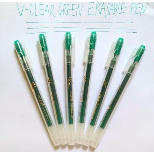 VCLEAR Classic Cute Erasable Green Ink Gel Pen For School Student Writing kawaii Erasable Gel Pen Office Stationery Supplies