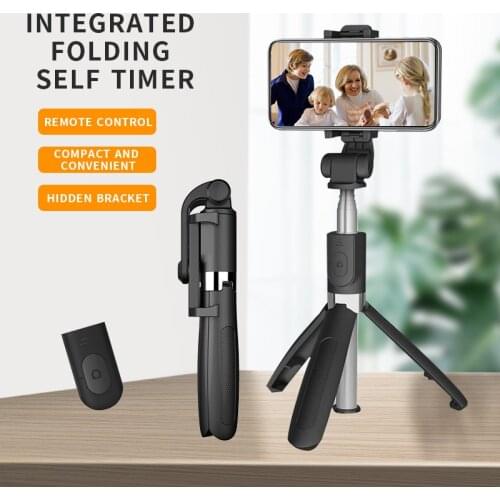 L01:Wireless Bluetooth Can be Folded , Monopod Tripod for Phone Selfie Stick, Suitable Huawei Xiaomi Honor Gimbal Smartphone