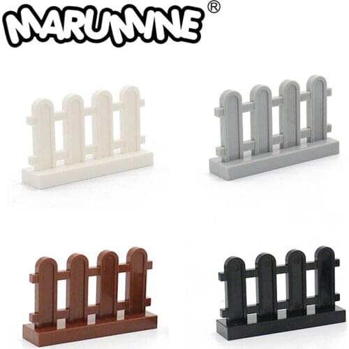 MARUMINE 1x4x2 Fence arden 33303 City Building Classic Bricks Children Construction Educational Toys