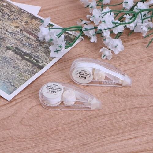 2Pcs Cute Correction Tape Mini Roller White Out Eraser School Office Stationery U4LD