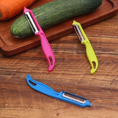 Manufacturers multifunctional peeler candy-colored giveaway melon fruit planer plastic melon planer toothbrush type melon planer
