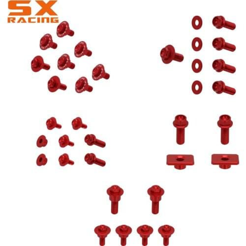 Motorcycle Front Rear Fender Seat Side Panels Radiator Shrouds Fork Guards Screw For HONDA CRF450R 2013-2016 CRF250R 2014-2016